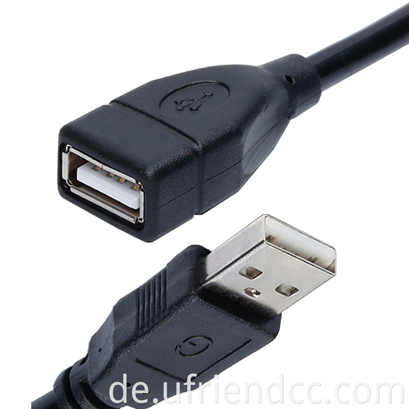 OEM Factory Hohe Qualität 20 cm/50 cm/1m/4m Verlängerung Männlich bis weibliches USB -Kabel